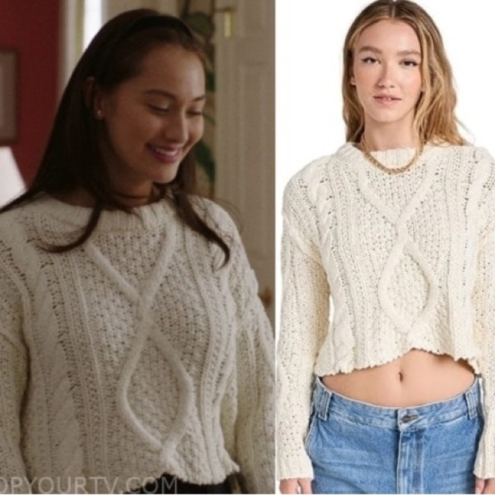 Belly TSITP Season 2- Aelfric Eden Women Sweater Vintage Cable Knit Sweater